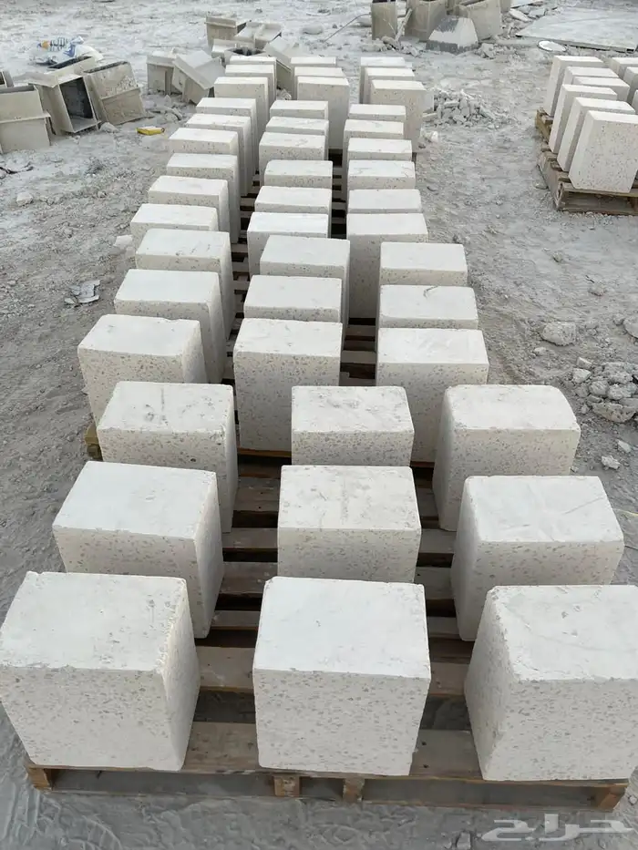 كراسي خرسانيه احواض زهور جميع اعمال زينة الحدائق 15