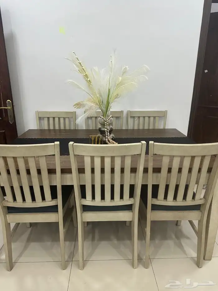 طاولة طعام 6 كراسي ( سفرة ) 0