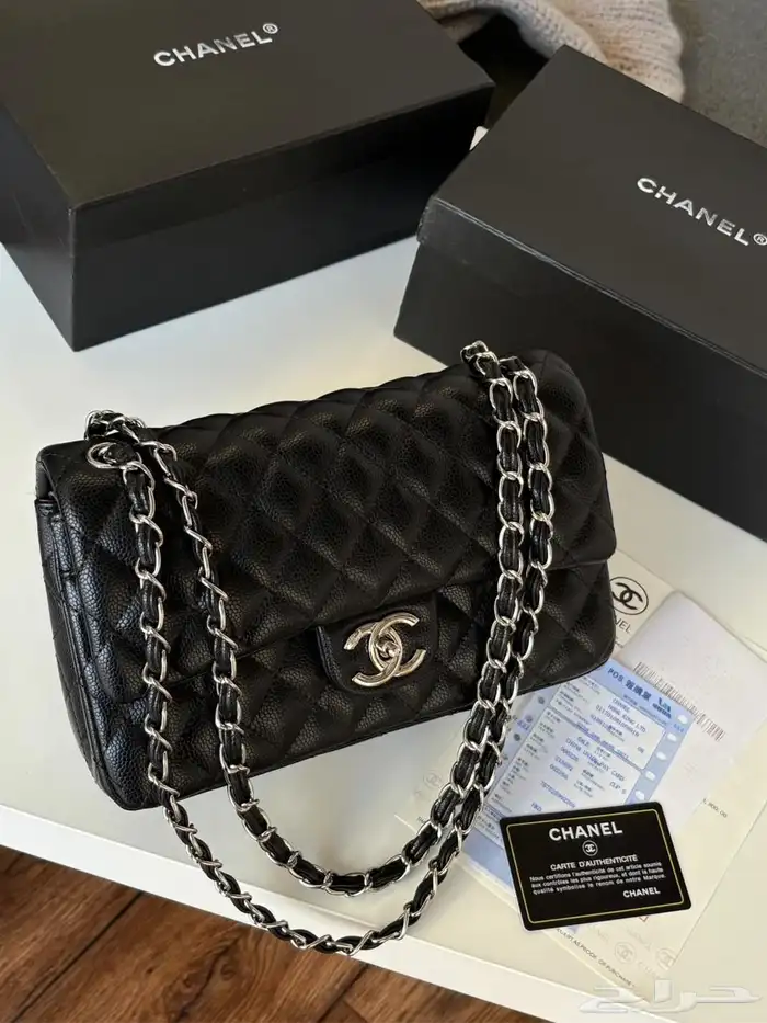 شنط شانيل الكلاسيكية هاي كواليتي ب180 ريال فقط عرض لفتره مح 2