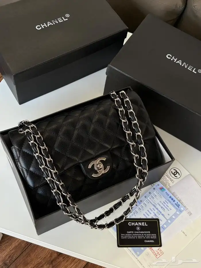 شنط شانيل الكلاسيكية هاي كواليتي ب180 ريال فقط عرض لفتره مح 3