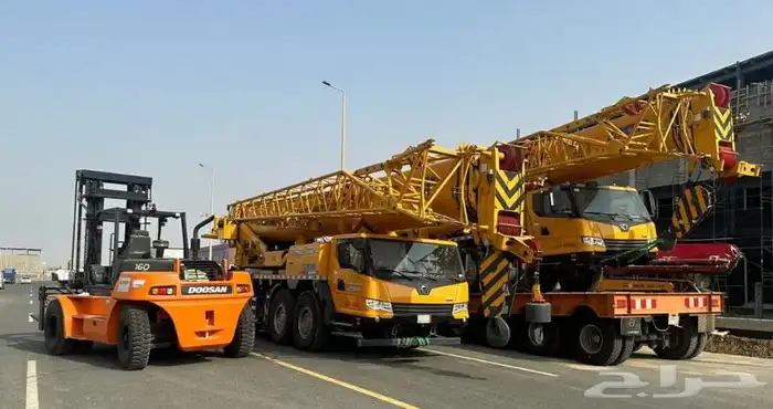 كرين 7 طن كرين 25 كرين 50 كرين 100طن للإيجار اليومي والشهري 1