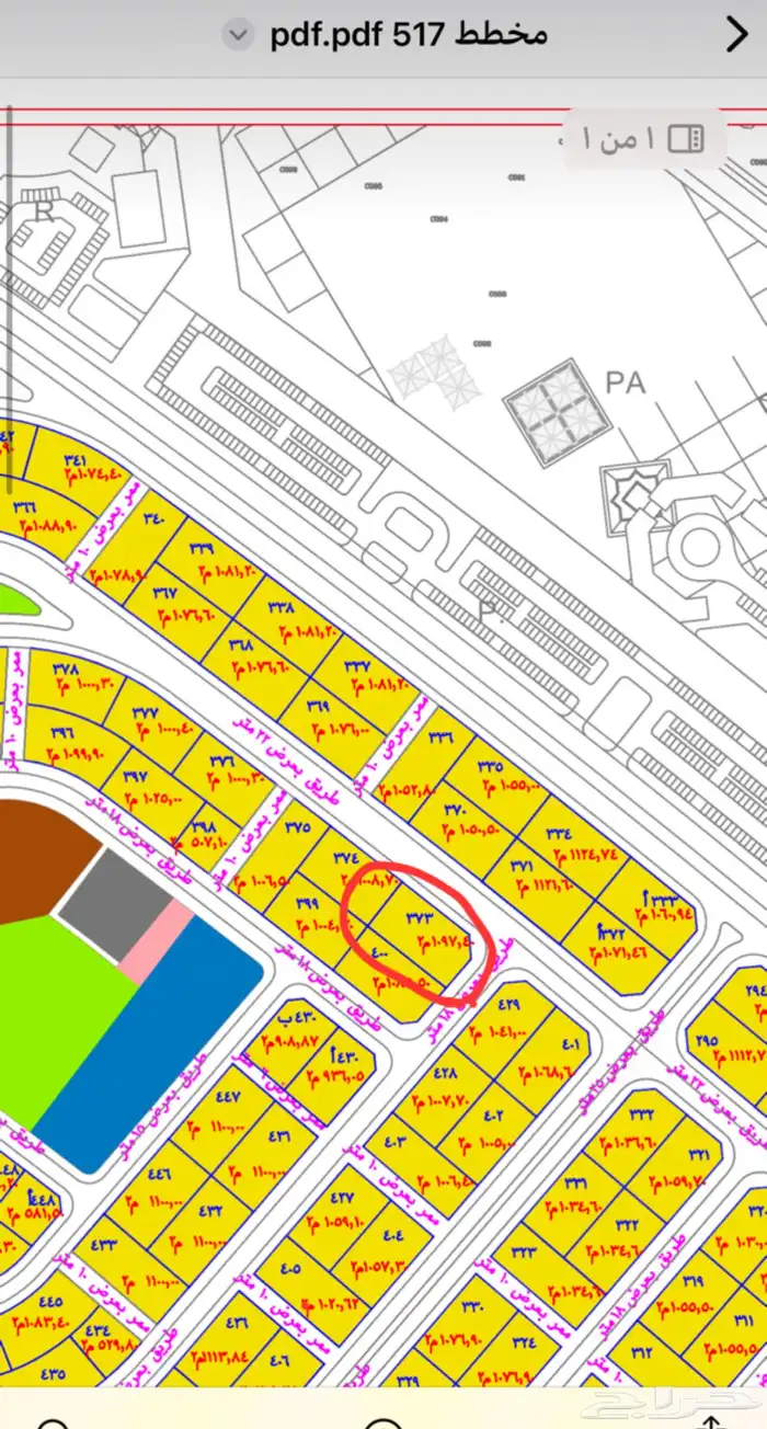 قطعه للبيع بضاحيه الملك عبدالله بجيزان 0