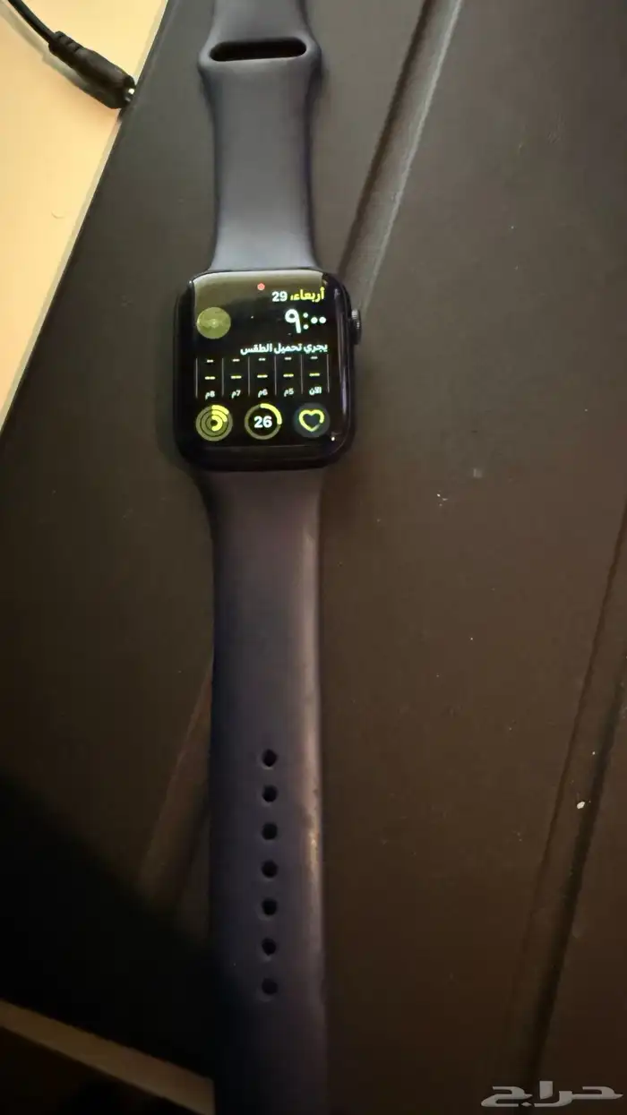 ساعة ابل الاصدار 6 بطارية نسبتها 99 2