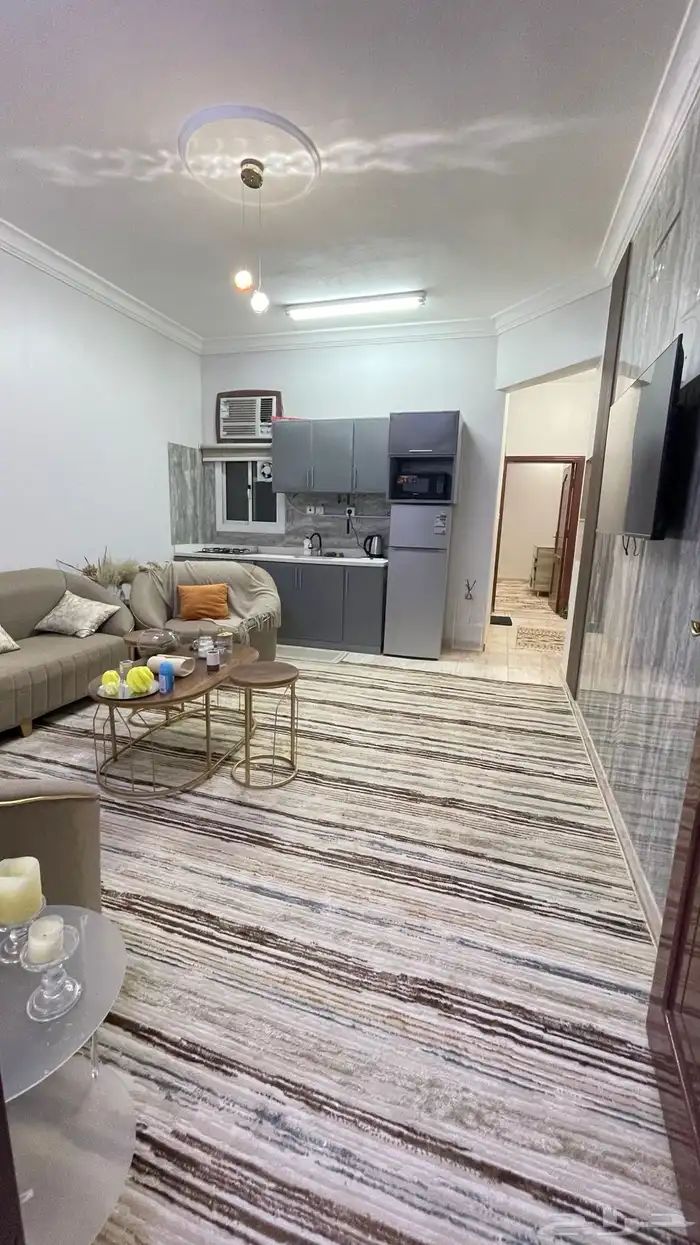 متوفر شقق مفروشه للإيجار عوايل حي النظيم شهري. سنوي 8