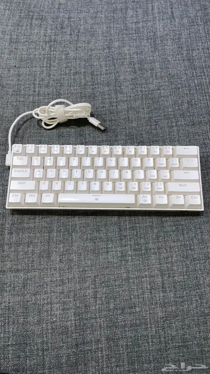 كيبورد قيمنق ابيض 1