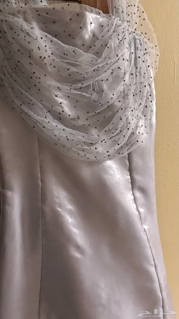 فستان رمادي جديد نظيف 1