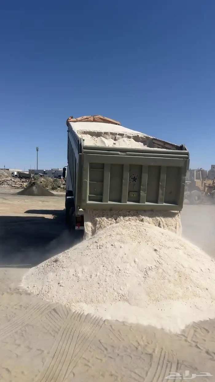 رمل ابيض ليأسه بطحاء الرياض صندوق كبير 0