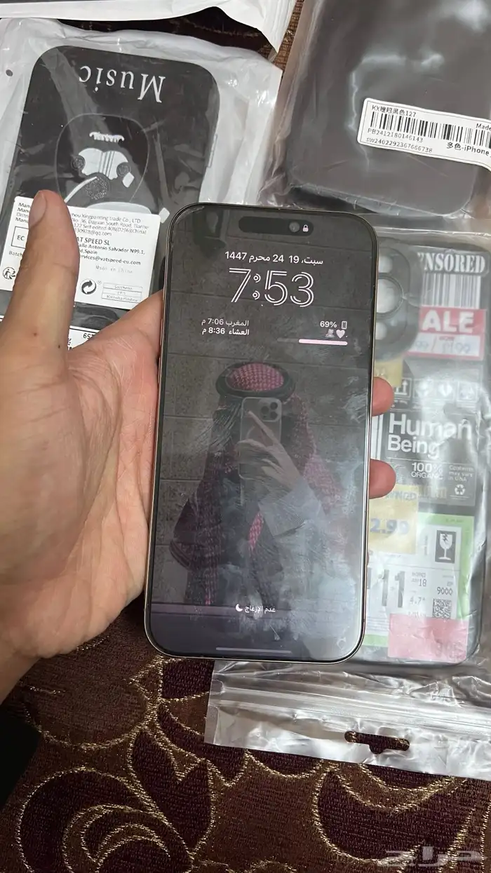 ايفون 16 برو ماكس تيتانيوم صحراوي 5