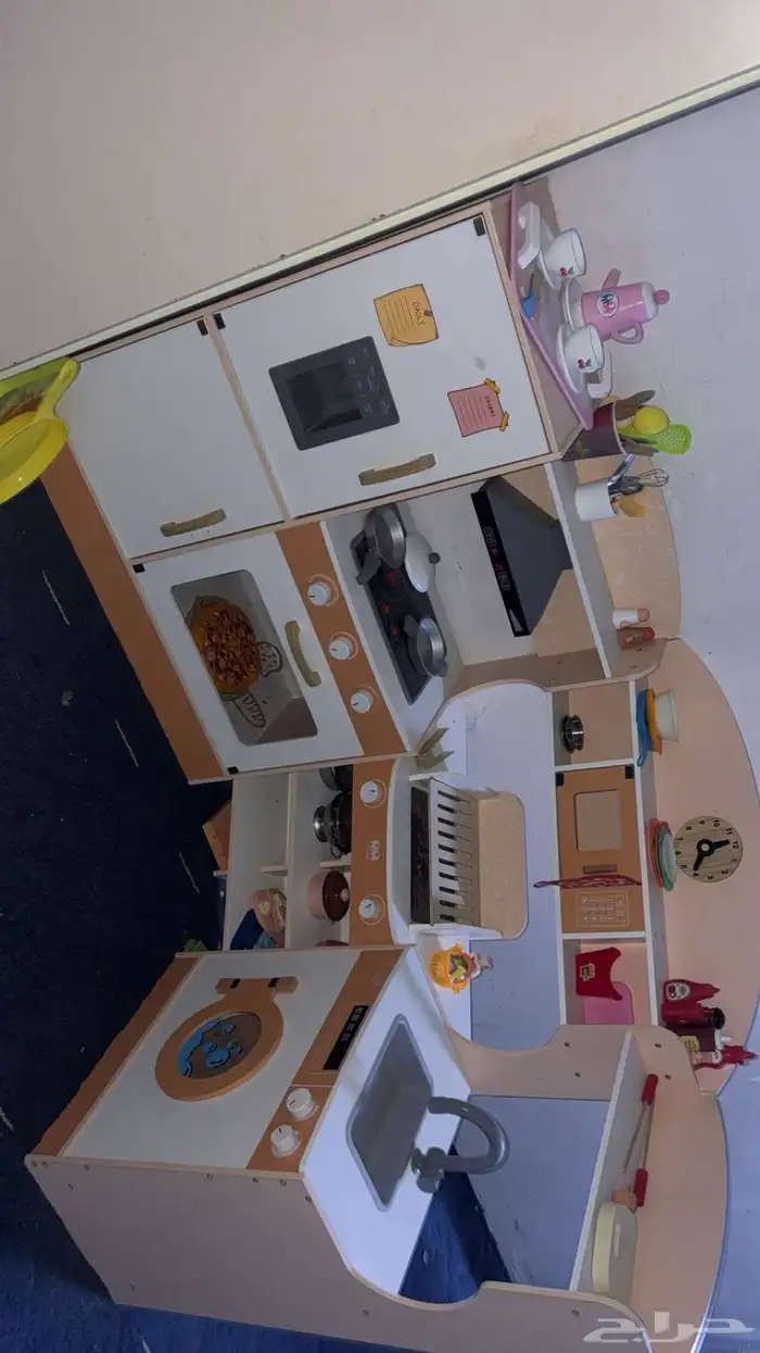 مطبخ اللعاب خشبي 0