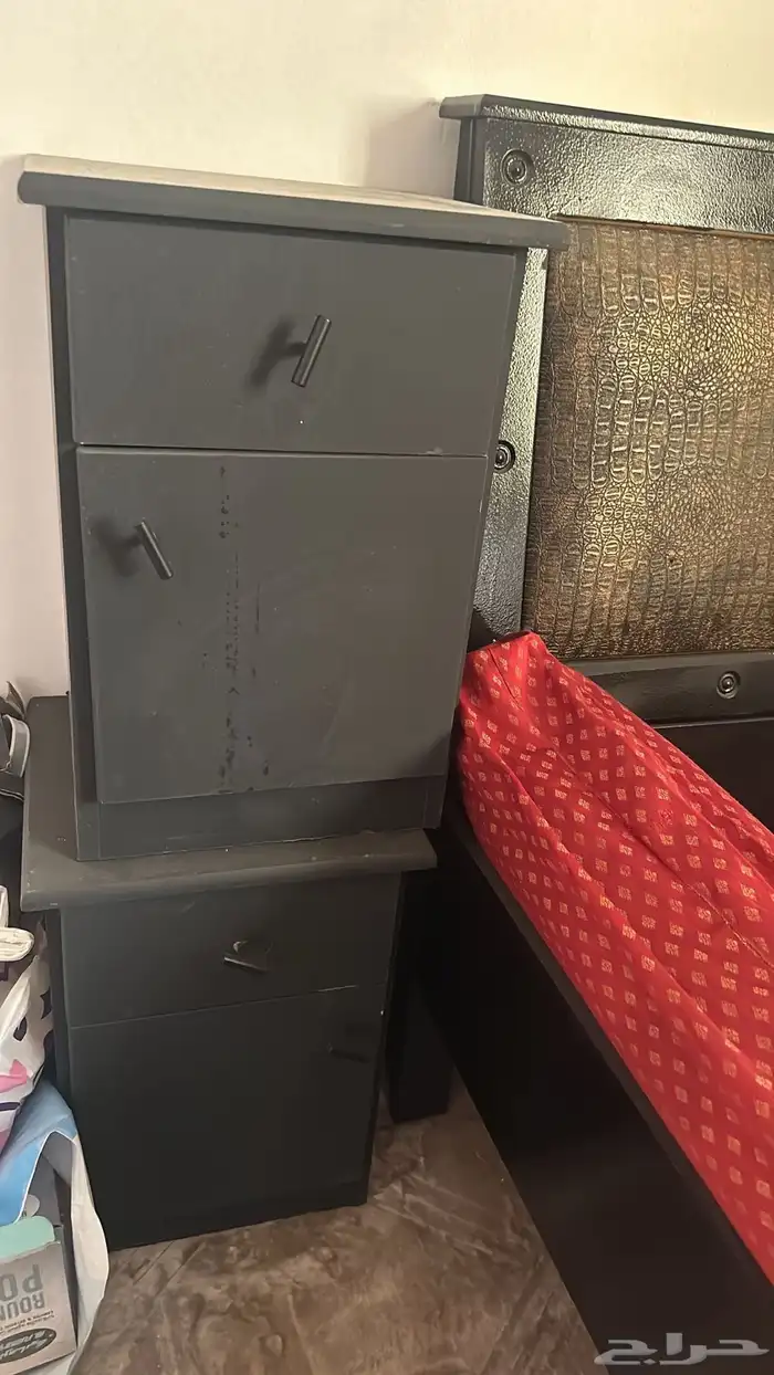 سرير غرفة نوم اسود 4