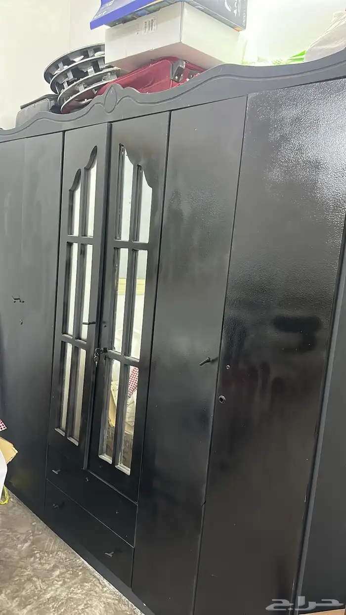 سرير غرفة نوم اسود 0