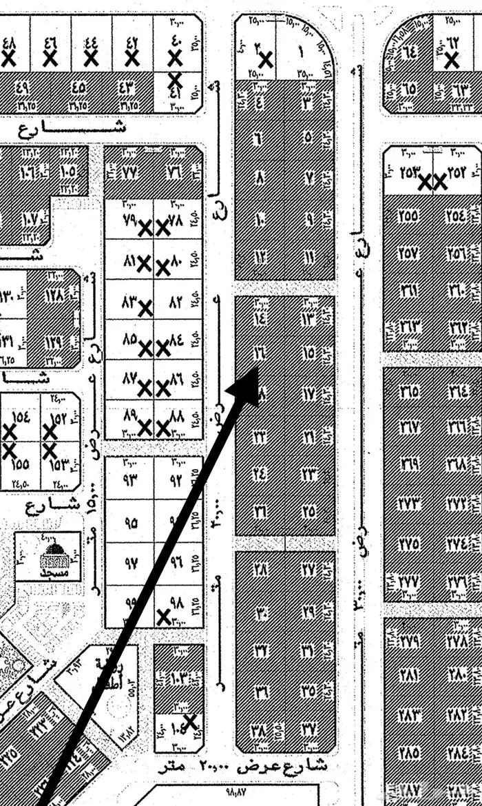 للبيع نص ارض مستوية في الورود الغربي بالهفوف 1
