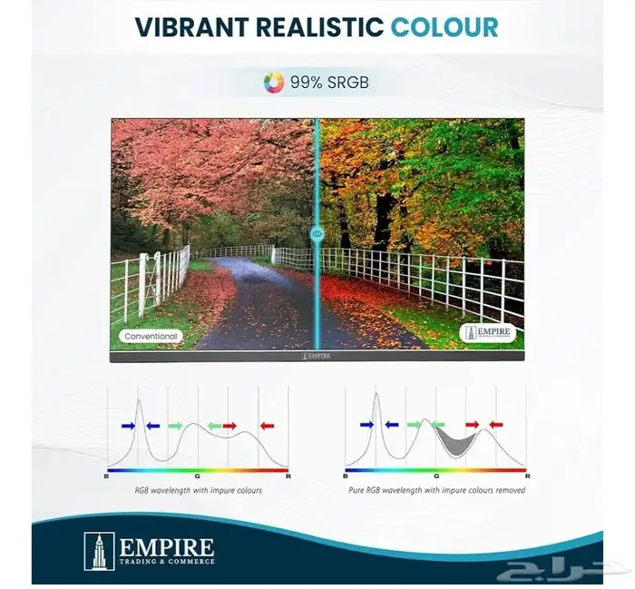 شاشة قيمنق 75 فريم 22 انش 4