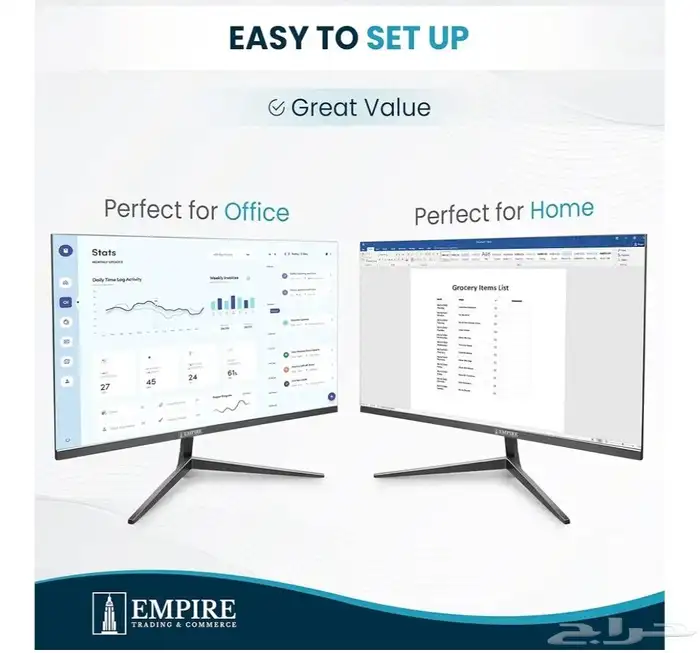 شاشة قيمنق 75 فريم 22 انش 5