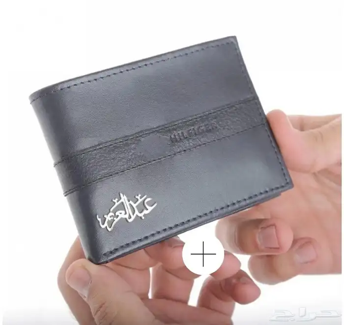 بوك رجالي بالاسم محفظة جلد اصلي بالاسم تصميم عصري 1