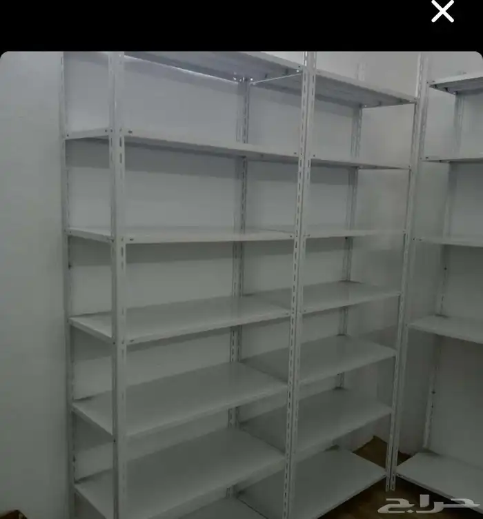 مطلوب رفوف حديد مستعمل نظيف 0