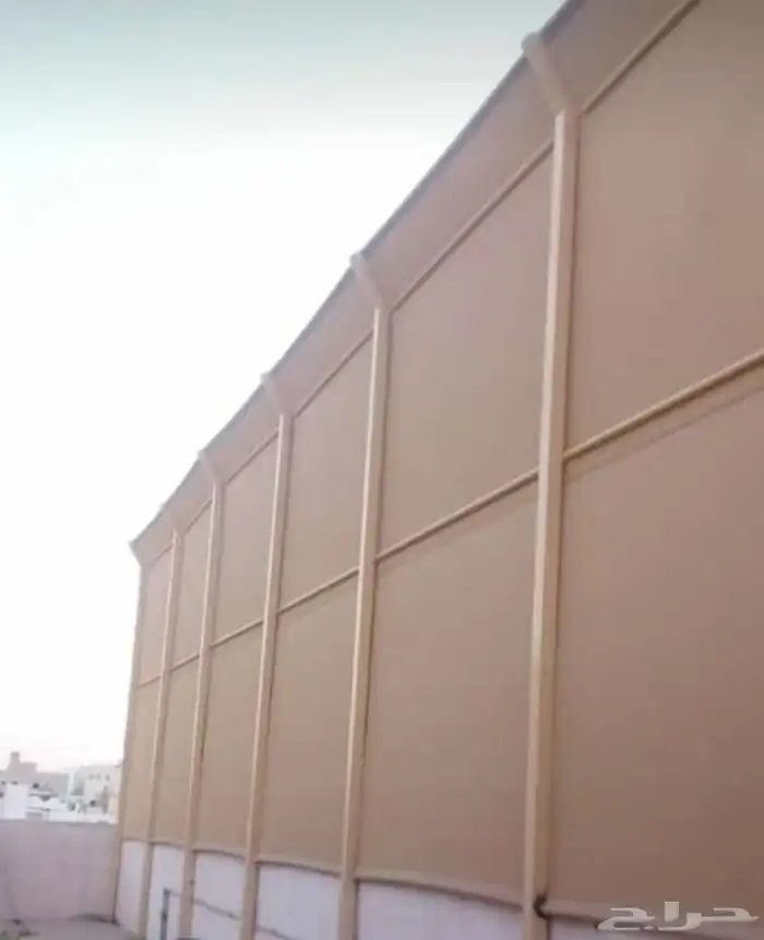 مظلات سواتر تركيب سندويش بنل 2