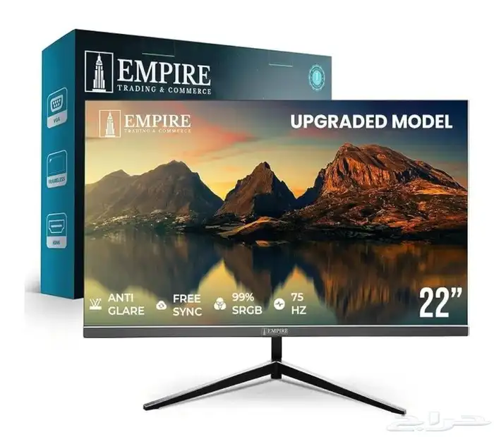 شاشة قيمنق 75 فريم 22 انش 0