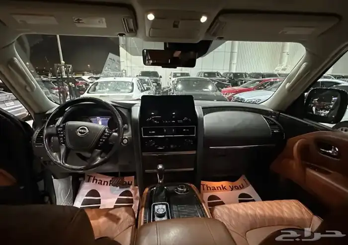 نيسان باترول بلاتينيوم موديل 2022 فل كامل نضيف جدا 6