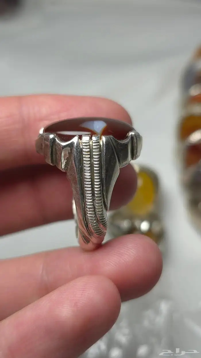 عقيق يماني وصياغة فضه البحرين 1