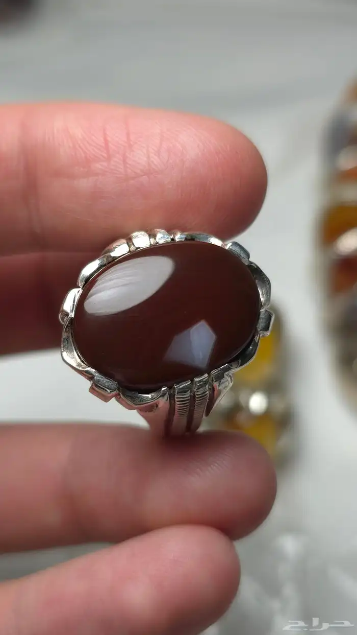 عقيق يماني وصياغة فضه البحرين 0