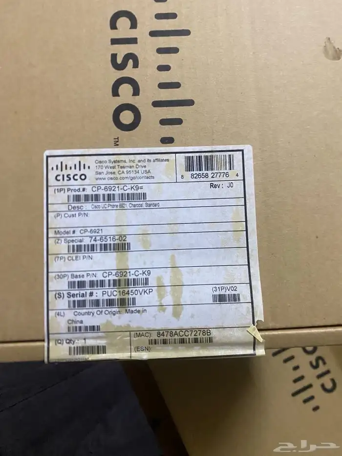 سويتش سيسكو العدد 1 1P) Prood. .C9200L-48PL-4G-E تلفونات س 0