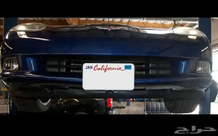 حامل لوحة سيارة امامية C6 كورفت 1