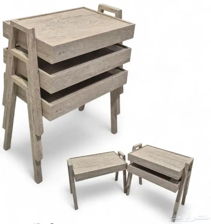 طاولات خدمة تركي مدرج 3 حبات 0