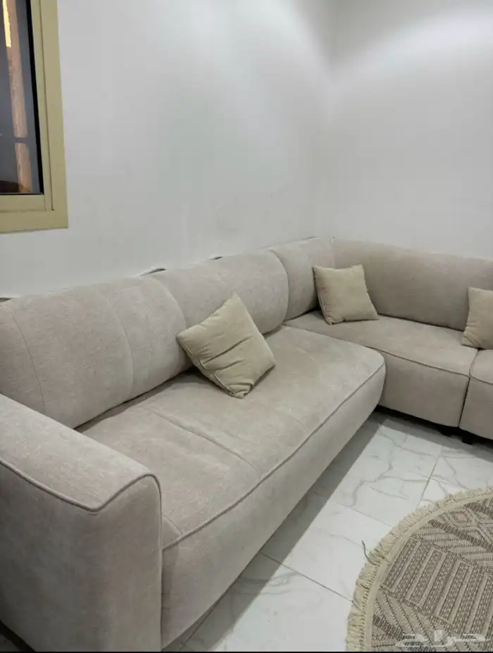 كنب L   طاولة شاشه للبيع الخفجي 4