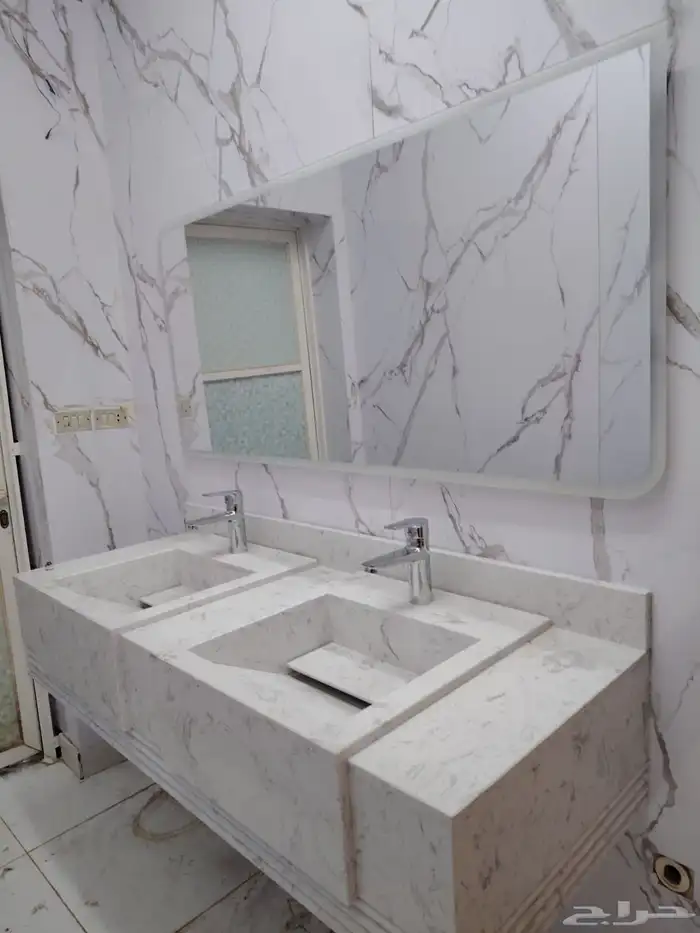 مغاسل بورسلان ورخام طبيعي و صناعي السعر خيال 5