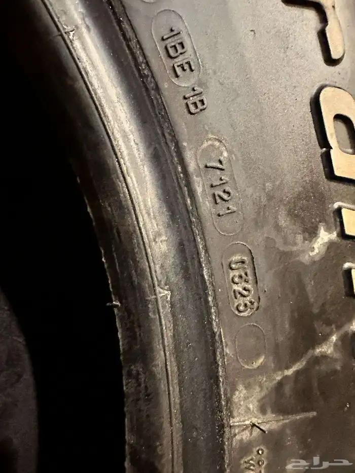 4 كفرات بي اف فواصل 17 شبه جديد 5