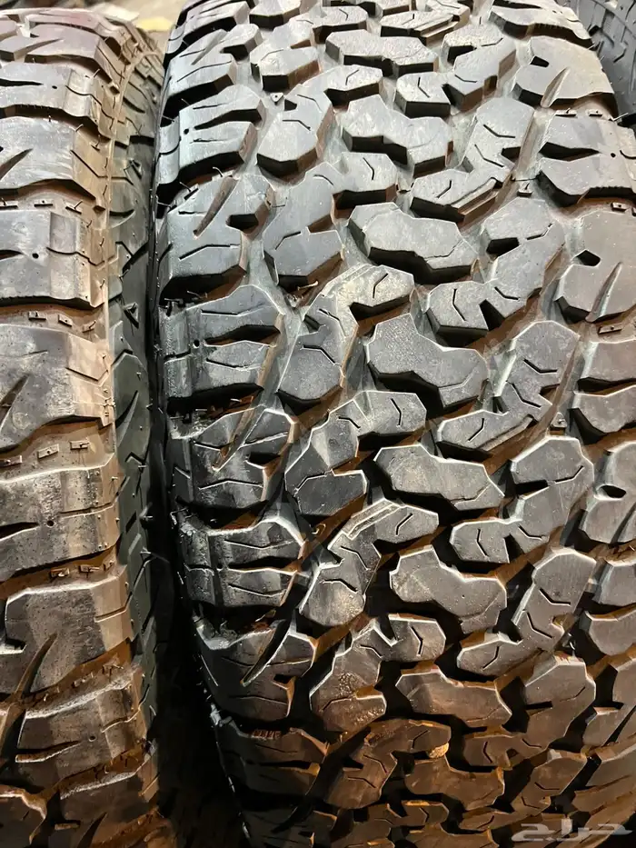 جنوط برايد 6 مسمار مع كفرات نص حجري ودواي مقاس 17 20