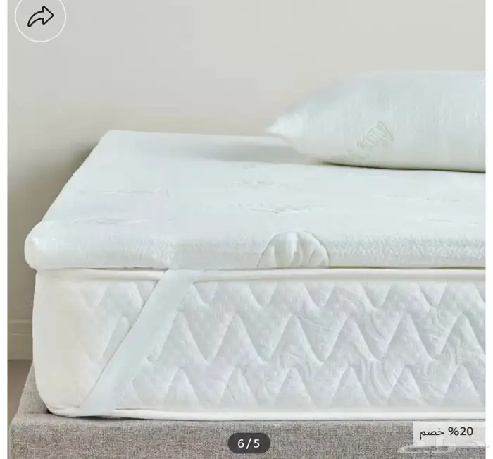 سرير حجم كوين مع مرتبه من سليب هاي Cool 4