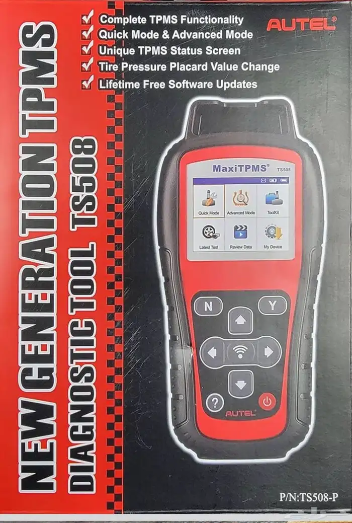 جهاز فحص وبرمجة الإطارات TS508 0