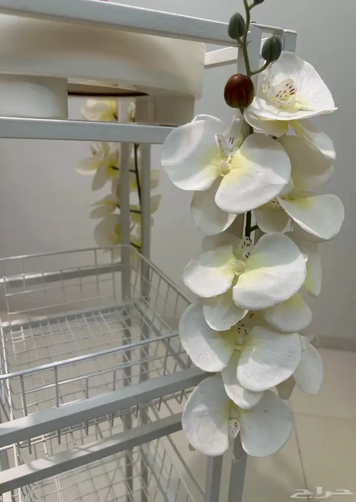 رف حمام لون ابيض من هوم سنتر 4