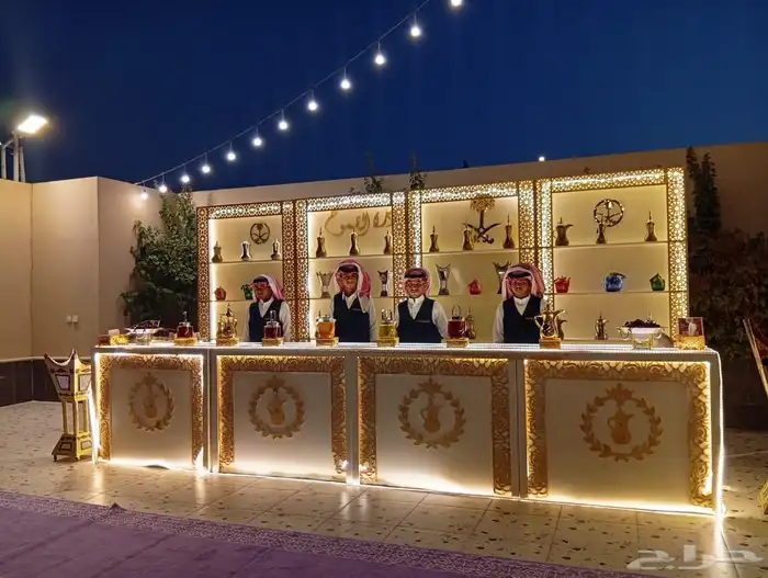 قهوجين وصبابين تعجير كراسي طاولات تنسيق حفلات كوشه عقد قران 6