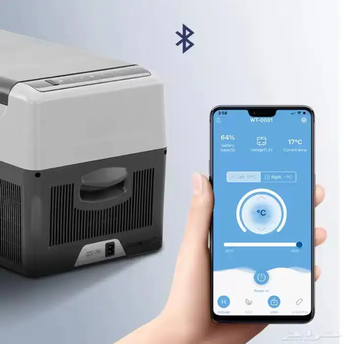 ثلاجة البيكول Alpicool للسيارة والرحلات الاصدار المطور 5