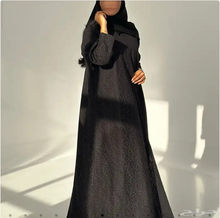 عباية دانتيل من براند SJ(بدون طرحه) 3