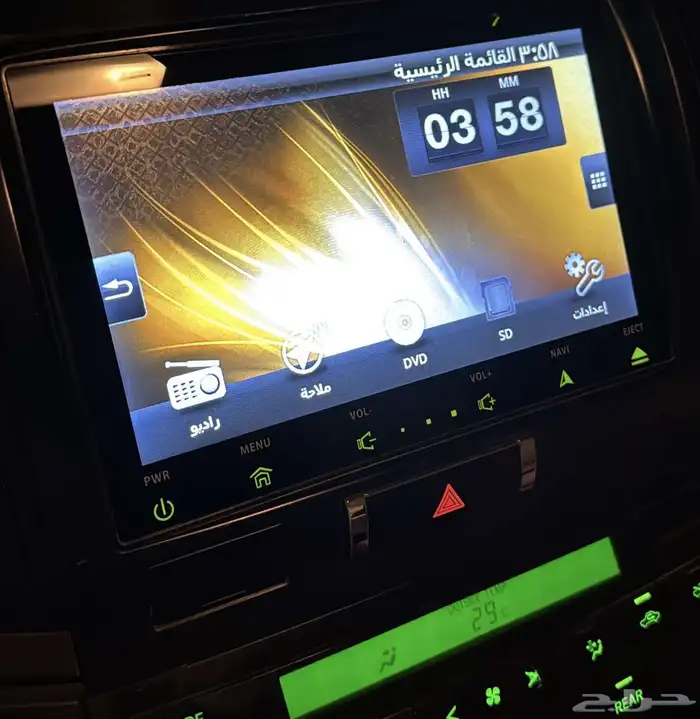 شاشة مسجل وكاله لاندكروزر 2014 0