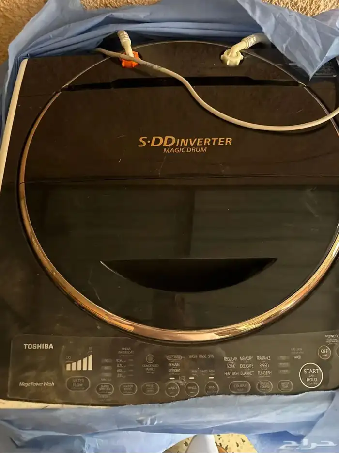 غسالة توشيبا 18 كيلو اخت الجديده استعمال 7 اشهر 0