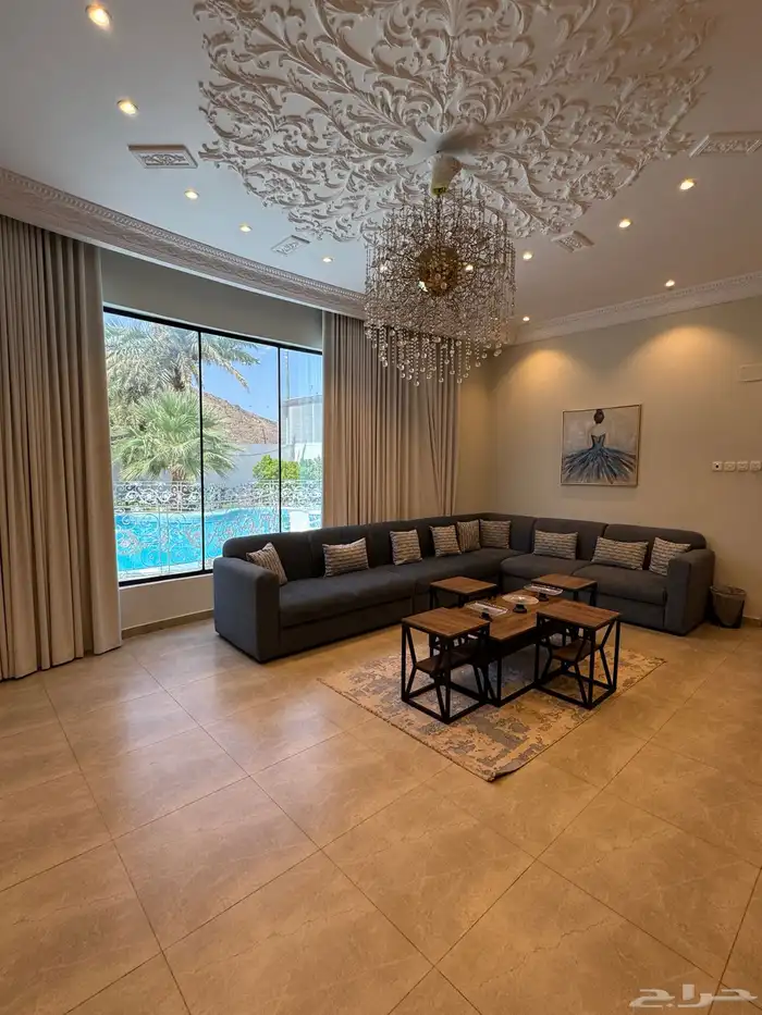 استراحة لاقينا هوم مسبح كبير جدا 7