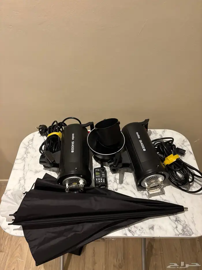 كاميرا R8 فل فريم سبيد لايت استديو تصوير عدسة 50mm ستاند 9