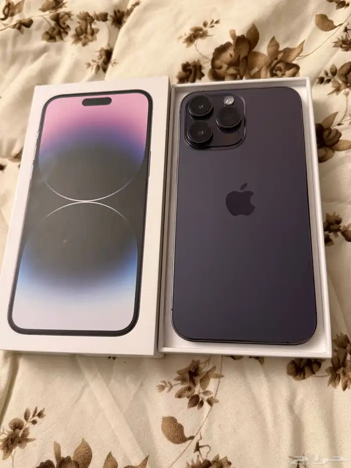 ايفون 14 برو ماكس 256 قيقا بنفسجي 0