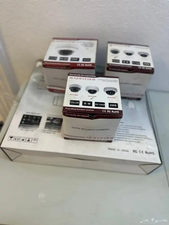 جهاز DVR مع 3 كيمرات جديد 0