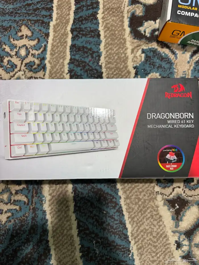 كيبورد قيمنق أو العاب من شركة ريد راغون - سويتش لون أحمر- 0