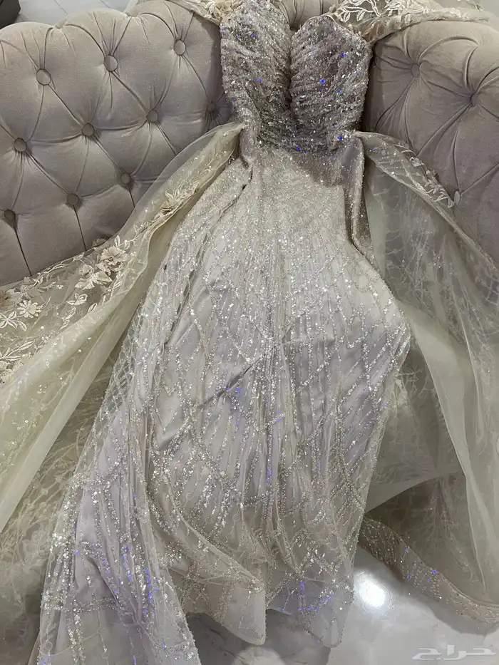 فستان لبسه مره واحده مناسب فستان ملكه او فستان زواج اخ او 1