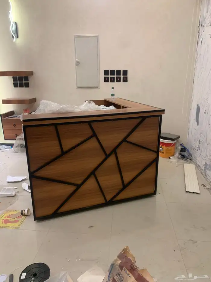 تجهيز ديكورات محلات الحلاقه 2