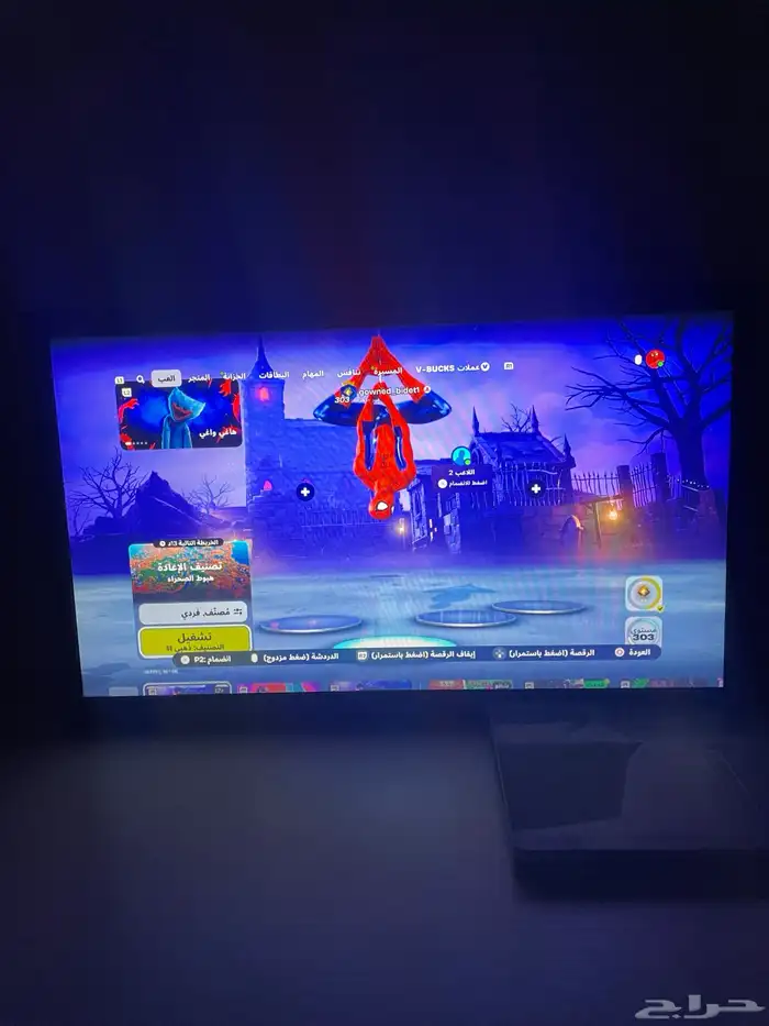 سوني فور مع يد 8 اشرطة سوني   حساب فورت نايت 137 سكن   شاشة 11