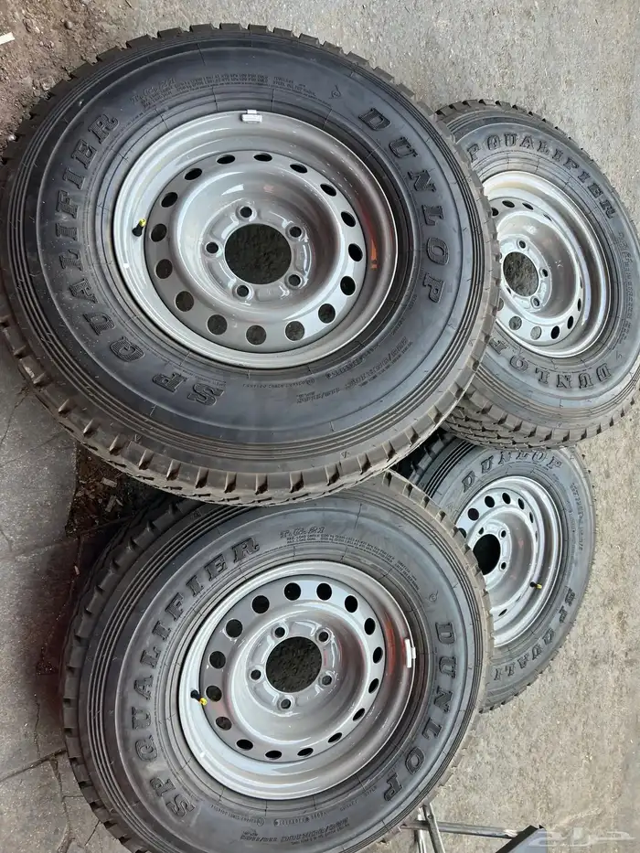 كفرات شاص دلوب  ياباني 225.95.16 مع جنوط هلل منزل زيرو 7