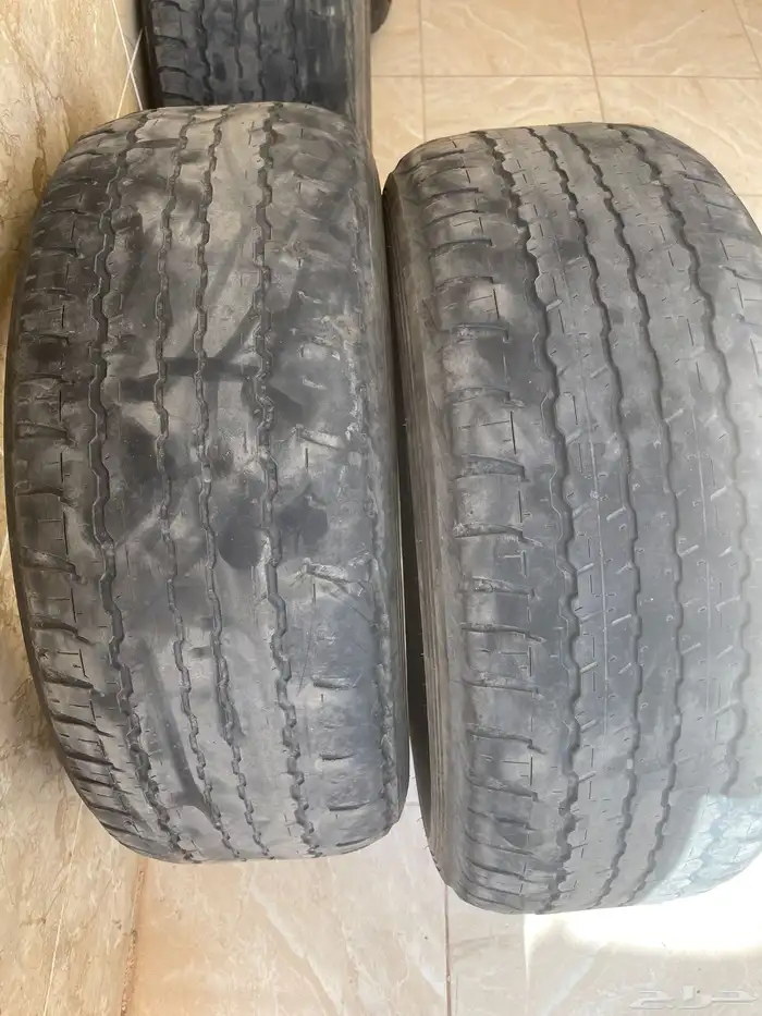 كفرات دنلوب نظيف نص عمر 0